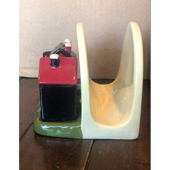 NIB 90's Vintage Collections Etc Fall Country Napkin Salt Pepper Set Farm Ranch - Picture 3 of 14